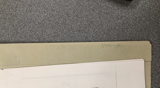 Handwritten list titled 'Names' (research reference sheet)