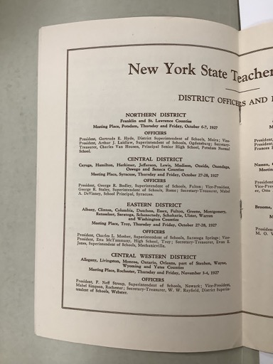 Pamphlet: 'Where Do We Stand: An Address' before the New York State Teachers' Association (1855)