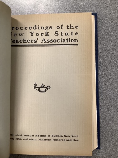 Proceedings of the New York State Teachers' Association