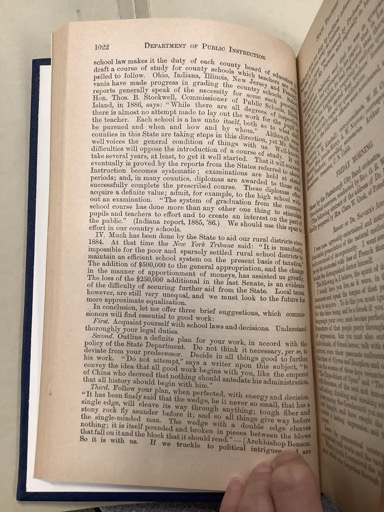 1922 Department of Public Instruction Report