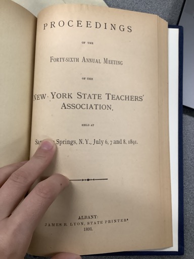 Proceedings of the Forty-sixth Annual Meeting of the New York State Teachers' Association