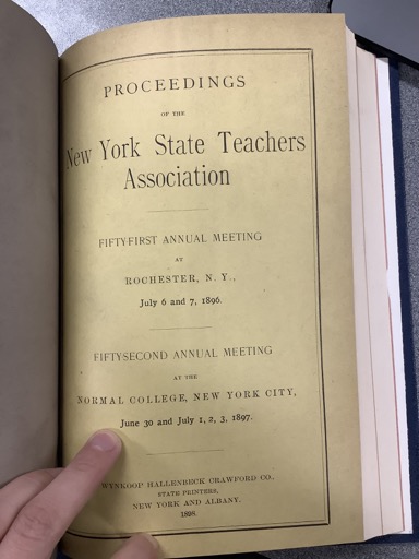 Proceedings of the New York State Teachers Association