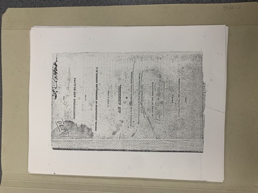 Constitution and By-Laws of the Republican Association of Jefferson County, N.Y.