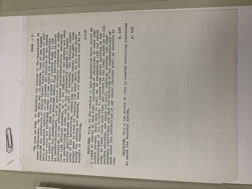 Resolution on Township System Adoption