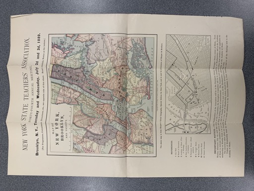 Map of New York and Brooklyn