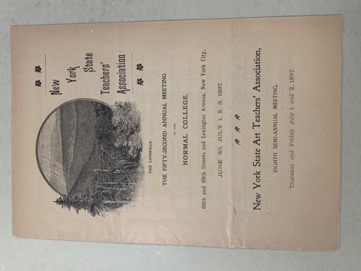 New York State Teachers' Association Meeting Program