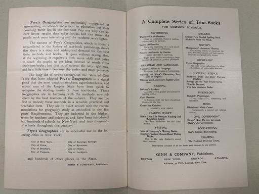 Fry's Geographies Textbook Series