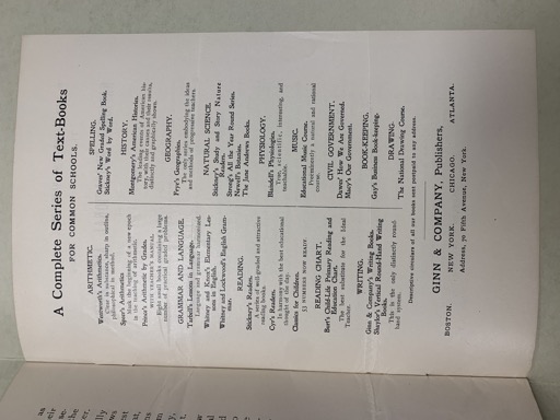 Catalog of Text-Books for Common Schools