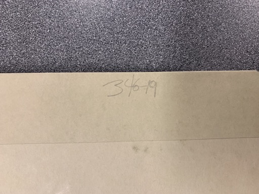Labeled envelope or folder