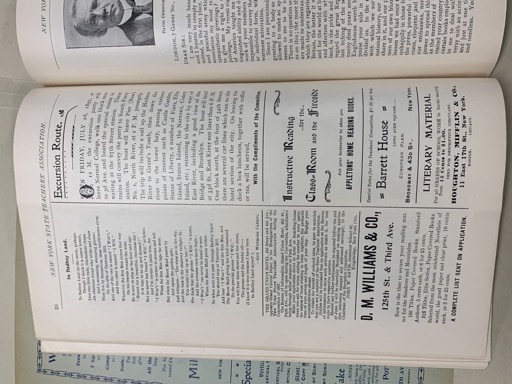 New York State Teachers Association Excursion Route