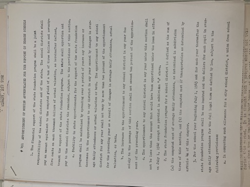 State Foundation Program for Common Schools