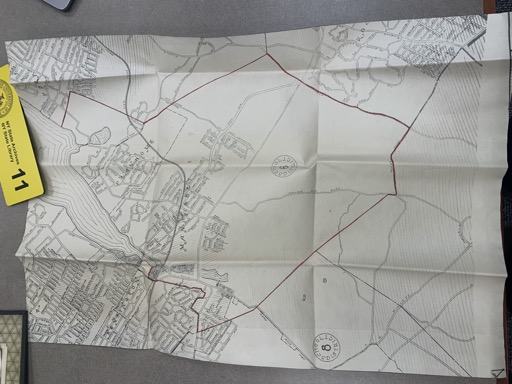 Area map with highlighted boundary