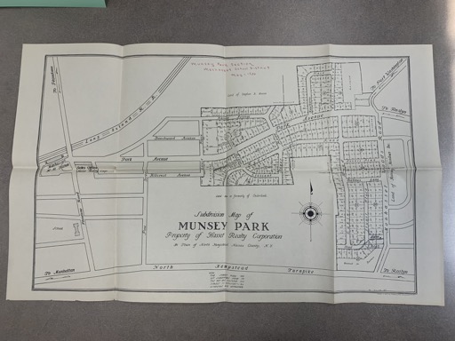 Subdivision Map of Munsey Park
