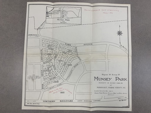 Diagram of Section to Munsey Park