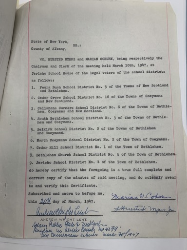 School District Meeting Minutes